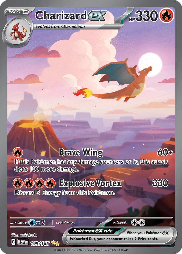 Charizard ex 199/165 Special Illustration Rare from 151