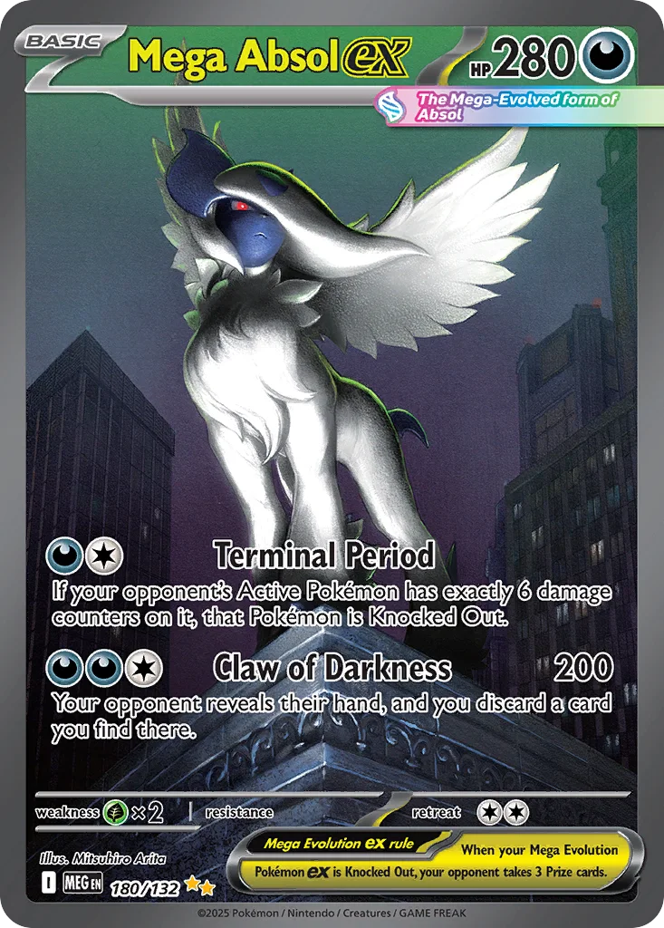 Mega Absol ex 180/132 Special Illustration Rare from Mega Evolution