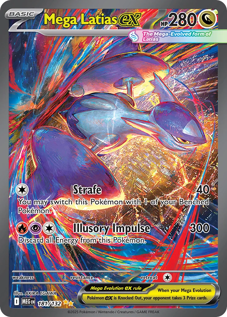 Mega Latias ex 181/132 Special Illustration Rare from Mega Evolution