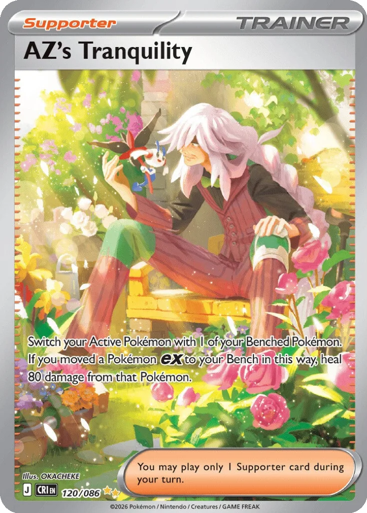 AZ's Tranquility 120/086 Special Illustration Rare from Chaos Rising