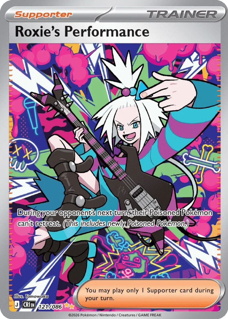 Roxie's Performance 121/086 Special Illustration Rare from Chaos Rising