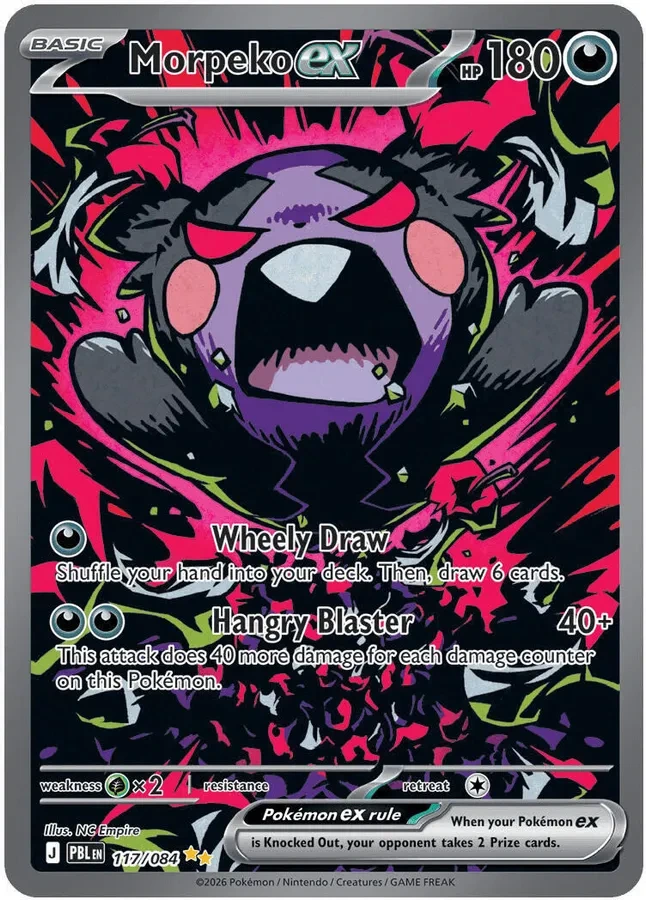 117/084 Morpeko ex Special Illustration Rare Pokemon Card