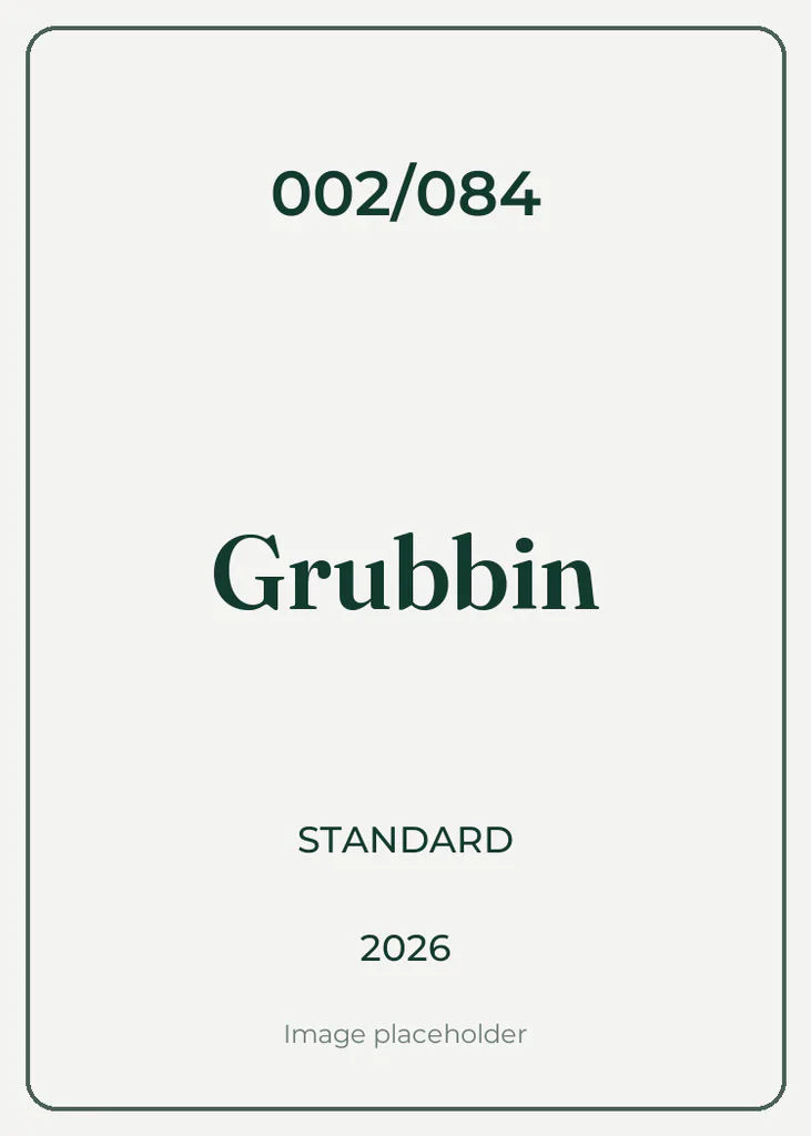 002/084 Grubbin Common Pokemon Card
