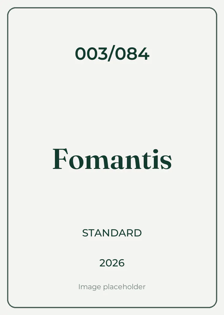 003/084 Fomantis Common Pokemon Card