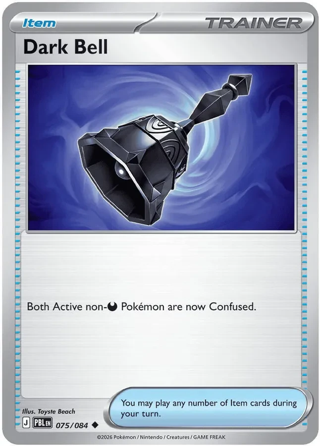 075/084 Dark Bell Uncommon Pokemon Card