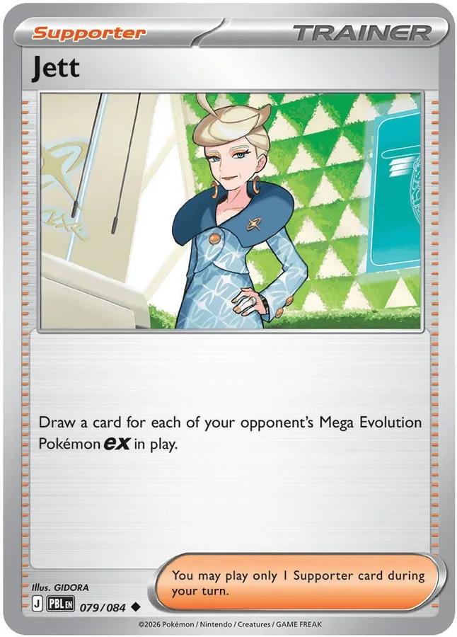 079/084 Jett Uncommon Pokemon Card