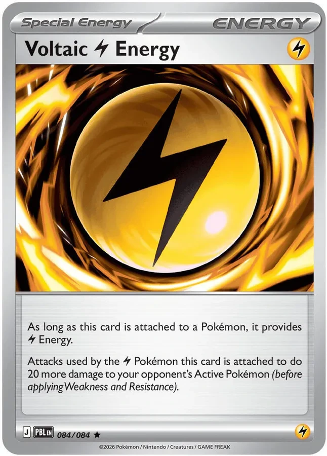 084/084 Voltaic Lightning Energy Rare Pokemon Card
