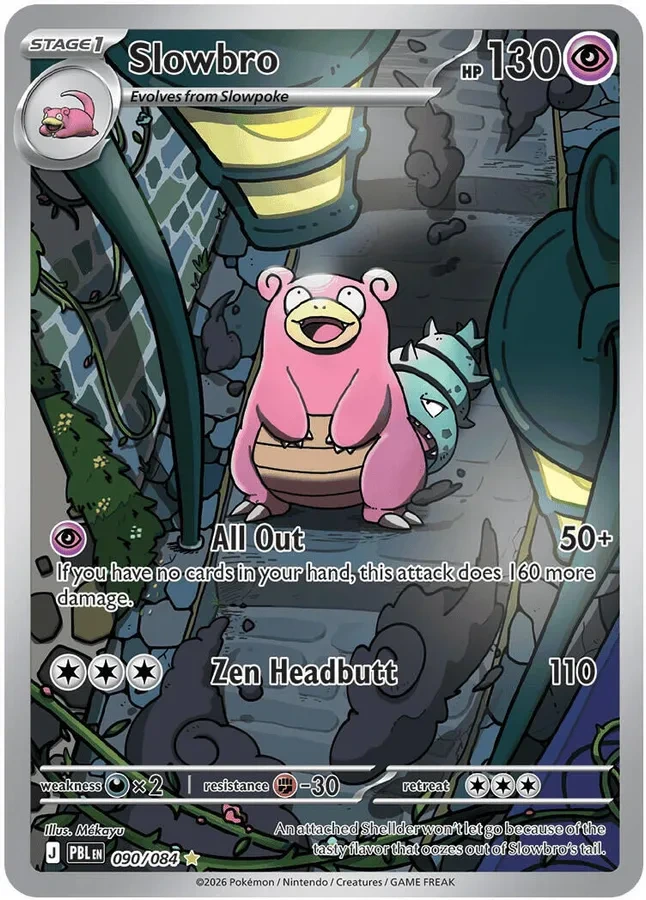 Pitch Black Card List 090/084 Slowbro Illustration Rare Pokemon Card