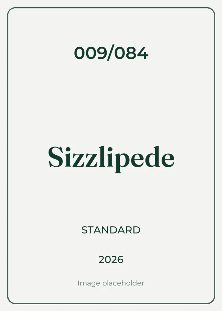 009/084 Sizzlipede Common Pokemon Card