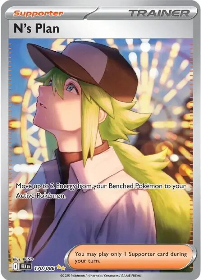 N's Plan 170/086 Special Illustration Rare from Black Bolt