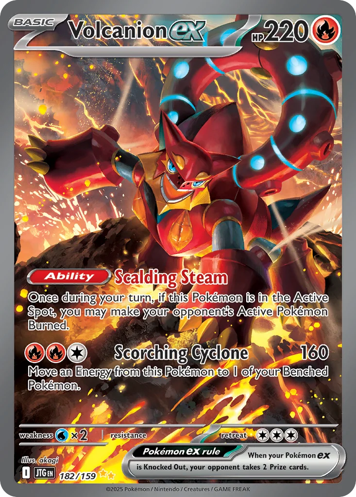 Volcanion ex 182/159 Special Illustration Rare from Journey Together
