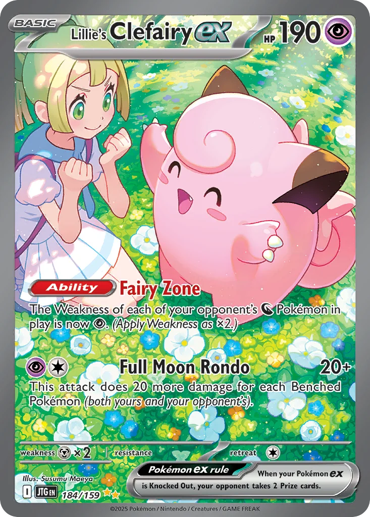 Lillie's Clefairy ex 184/159 Special Illustration Rare from Journey Together