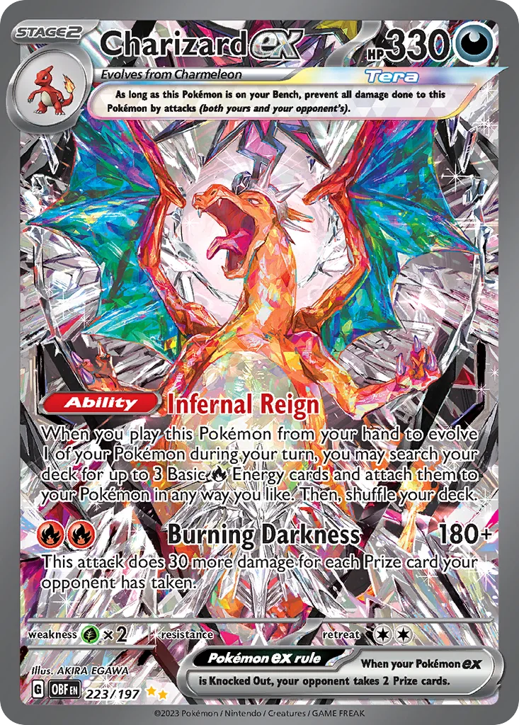 Charizard ex 223/197 Special Illustration Rare from Obsidian Flames