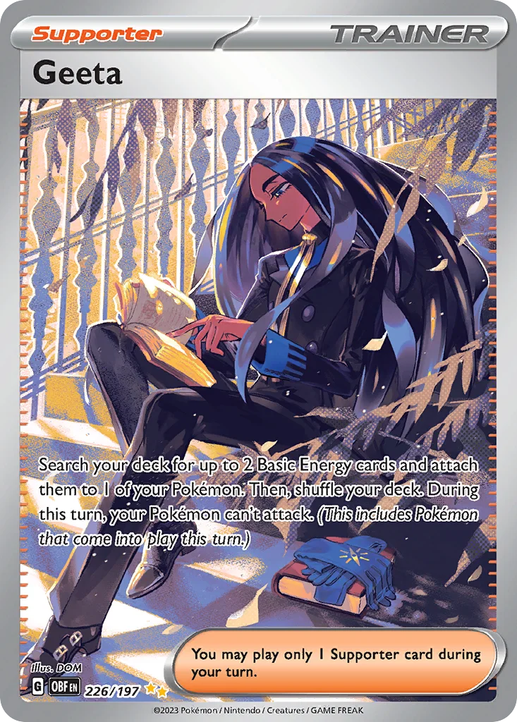 Geeta 226/197 Special Illustration Rare from Obsidian Flames