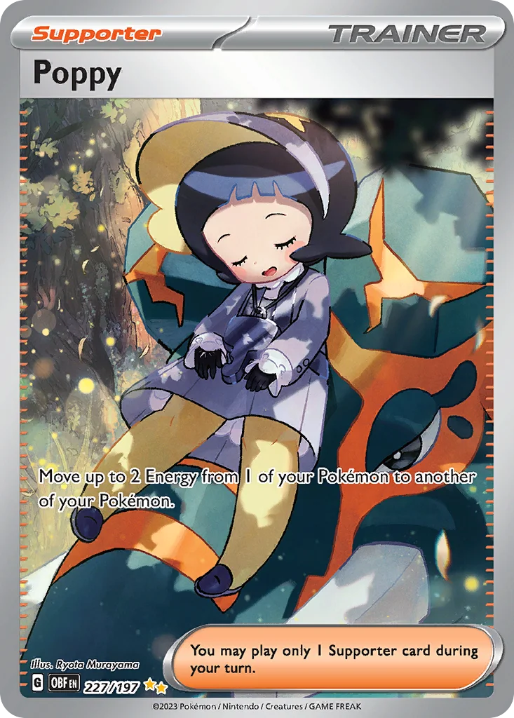 Poppy 227/197 Special Illustration Rare from Obsidian Flames