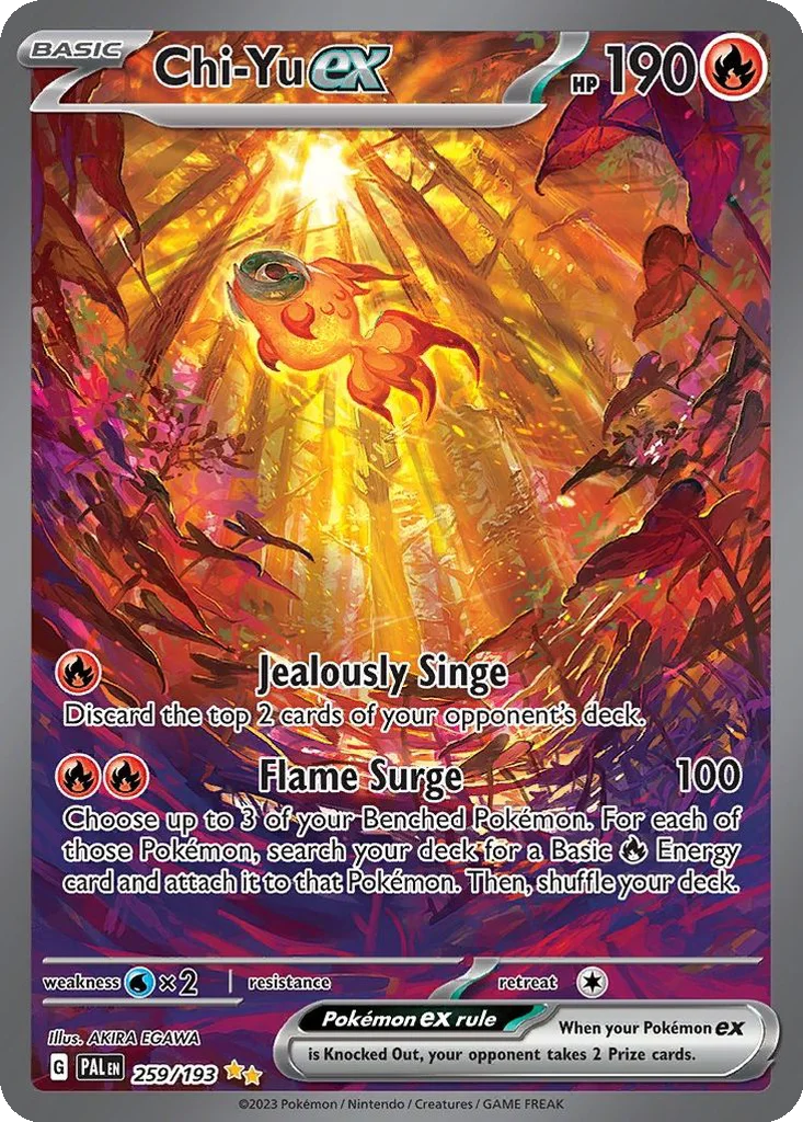 Chi-Yu ex 259/193 Special Illustration Rare from Paldea Evolved