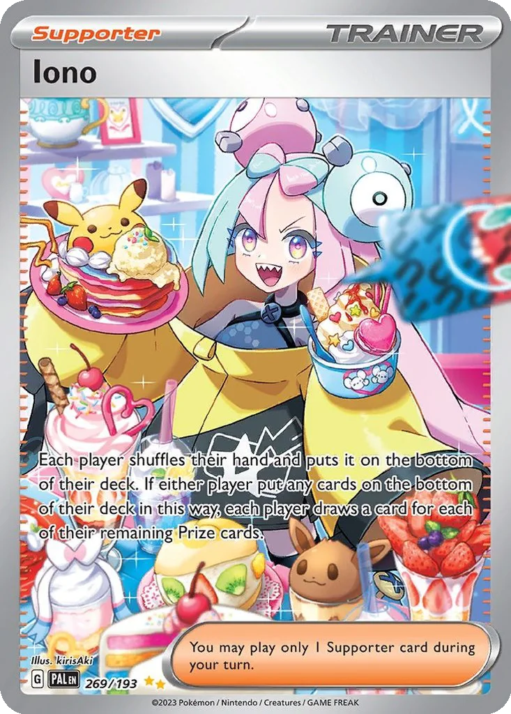 Iono 269/193 Special Illustration Rare from Paldea Evolved