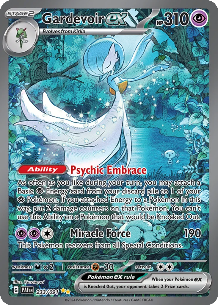 Gardevoir ex 233/091 Special Illustration Rare from Paldean Fates
