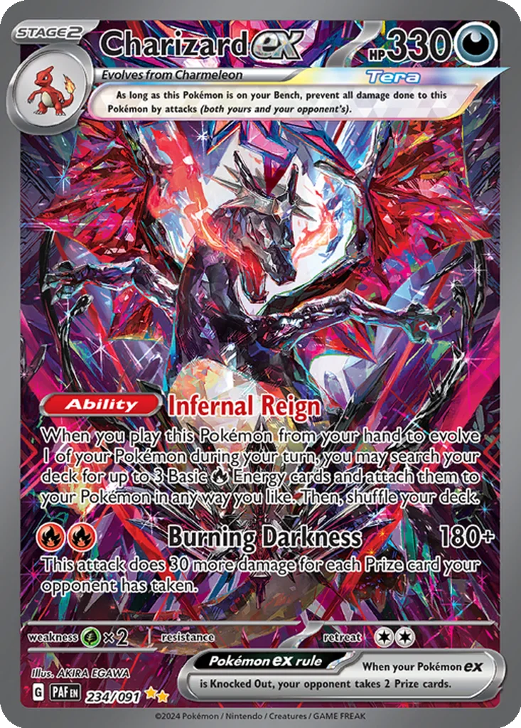 Charizard ex 234/091 Special Illustration Rare from Paldean Fates