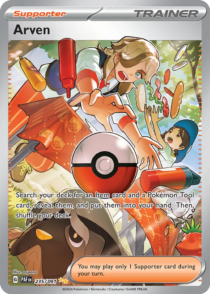 Arven 235/091 Special Illustration Rare from Paldean Fates