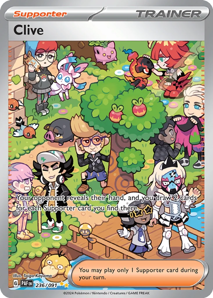 Clive 236/091 Special Illustration Rare from Paldean Fates