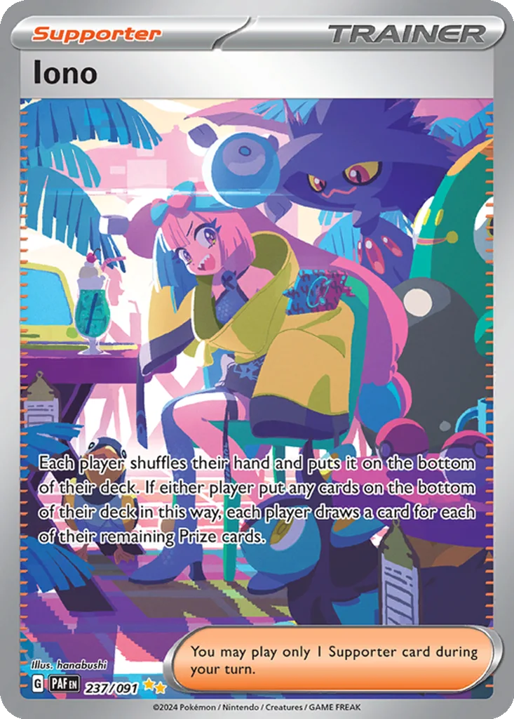 Iono 237/091 Special Illustration Rare from Paldean Fates