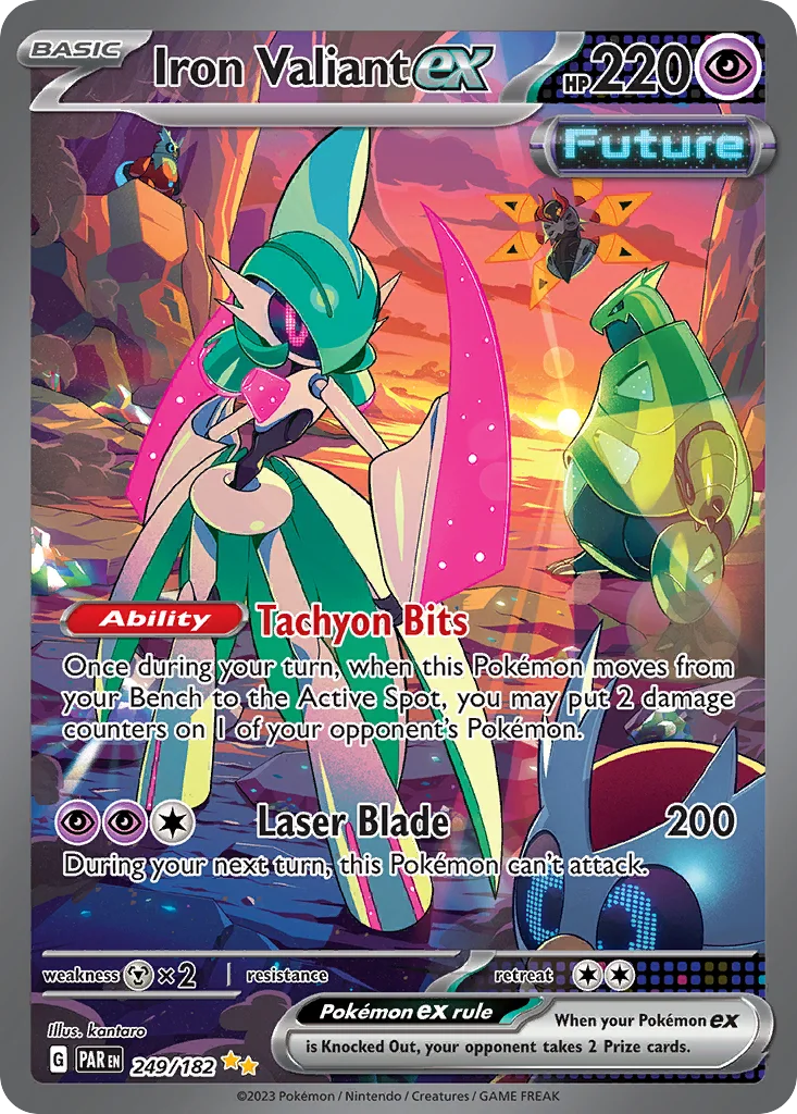 Iron Valiant ex 249/182 Special Illustration Rare from Paradox Rift