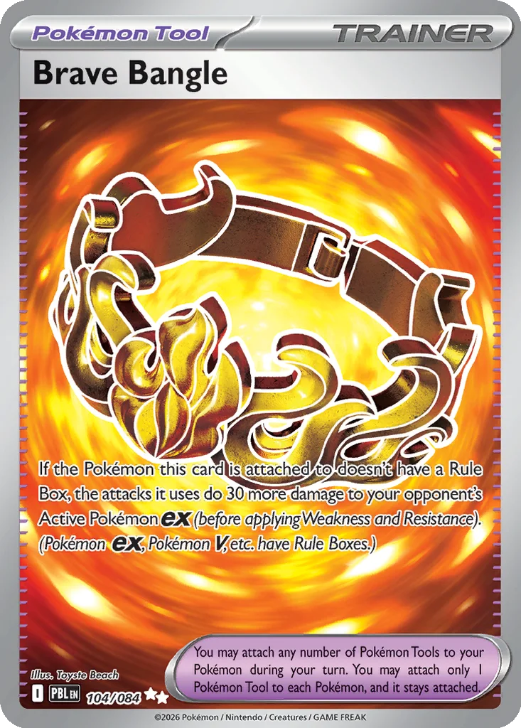 Pitch Black Card List 104/084 Brave Bangle Ultra Rare Pokemon Card