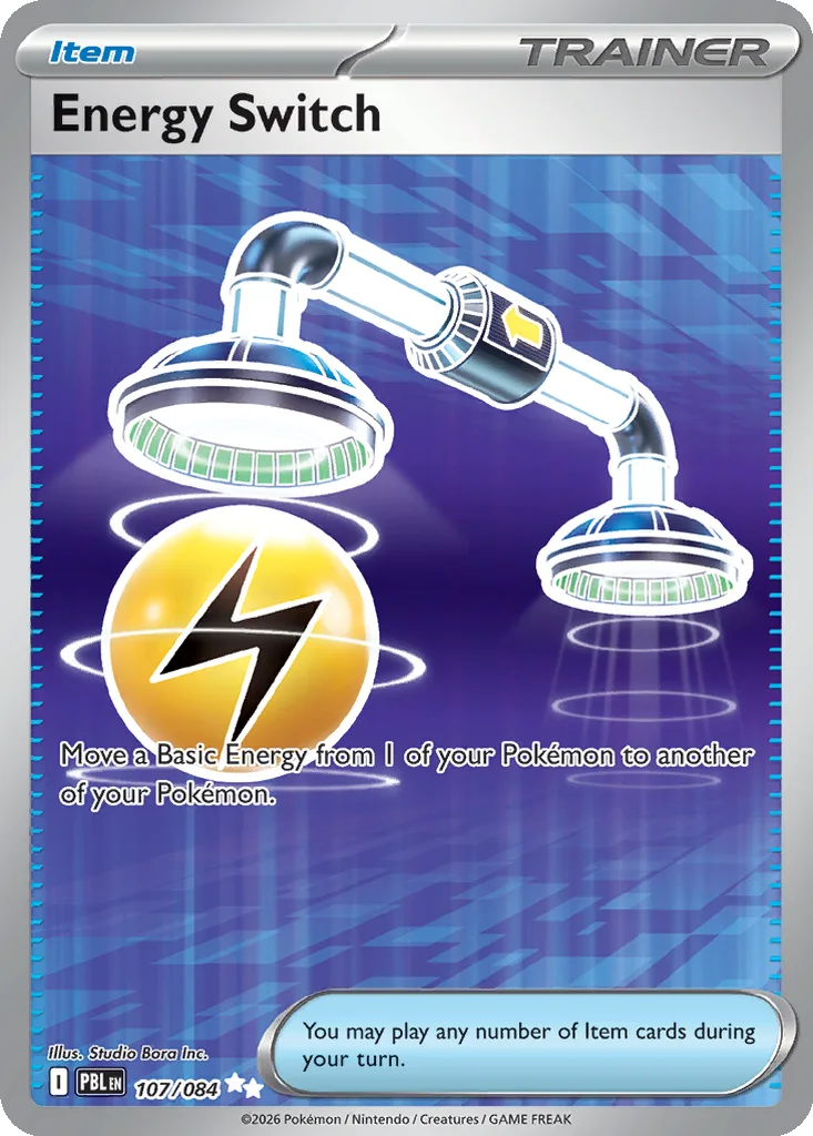 Pitch Black Card List 107/084 Energy Switch Ultra Rare Pokemon Card