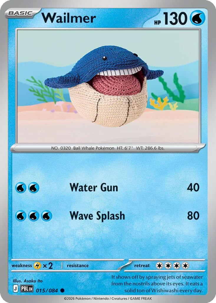 Pitch Black Card List 015/084 Wailmer Common Pokemon Card
