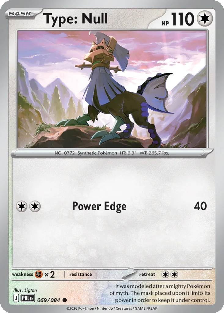 Pitch Black Card List 069/084 Type: Null Common Pokemon Card