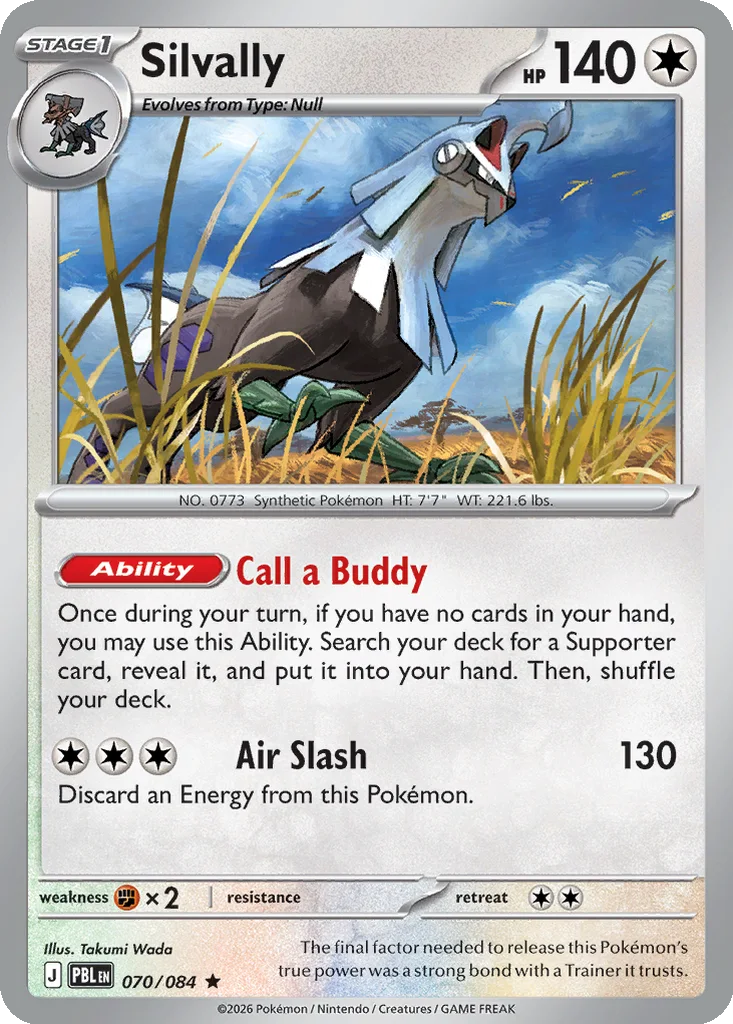 Pitch Black Card List 070/084 Silvally Rare Pokemon Card