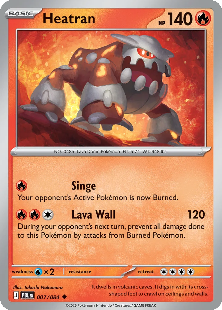 Pitch Black Card List 007/084 Heatran Uncommon Pokemon Card