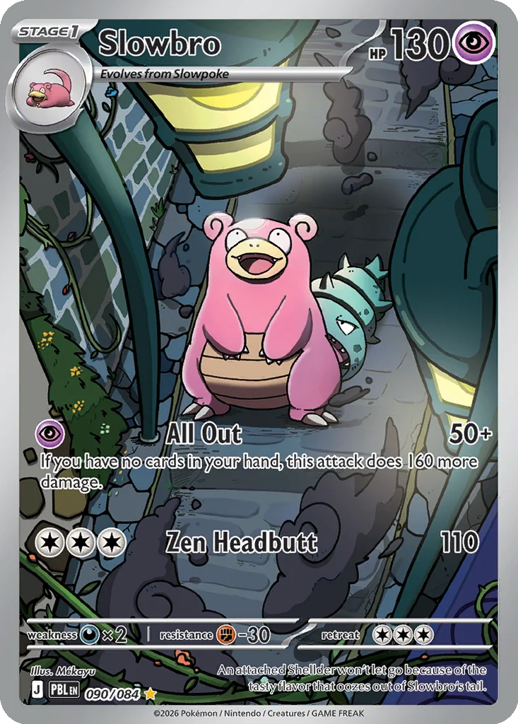 Pitch Black Card List 090/084 Slowbro Illustration Rare Pokemon Card