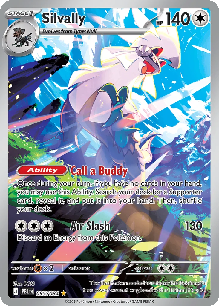 Pitch Black Card List 095/084 Silvally Illustration Rare Pokemon Card