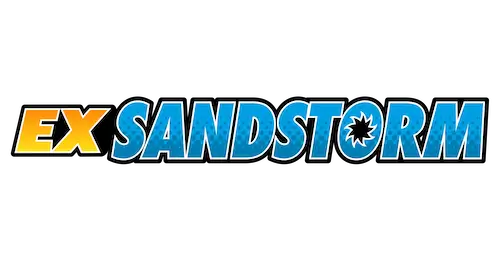 Sandstorm Pokemon TCG set logo
