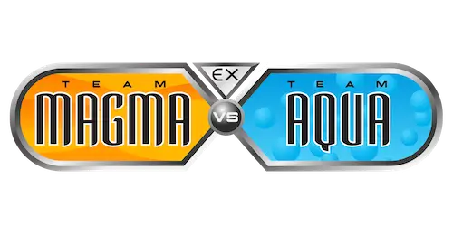 Team Magma vs. Team Aqua Pokemon TCG set logo