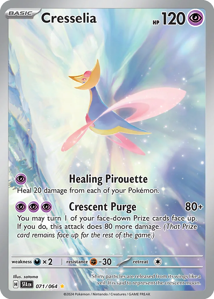 Cresselia Illustration Rare from Shrouded Fable