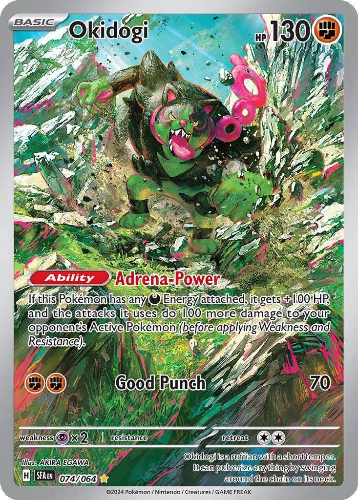Okidogi ex Illustration Rare from Shrouded Fable