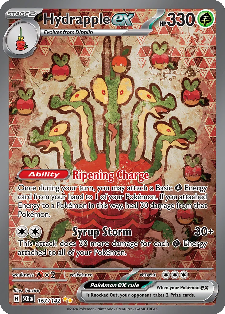 Hydrapple ex 167/142 Special Illustration Rare from Stellar Crown